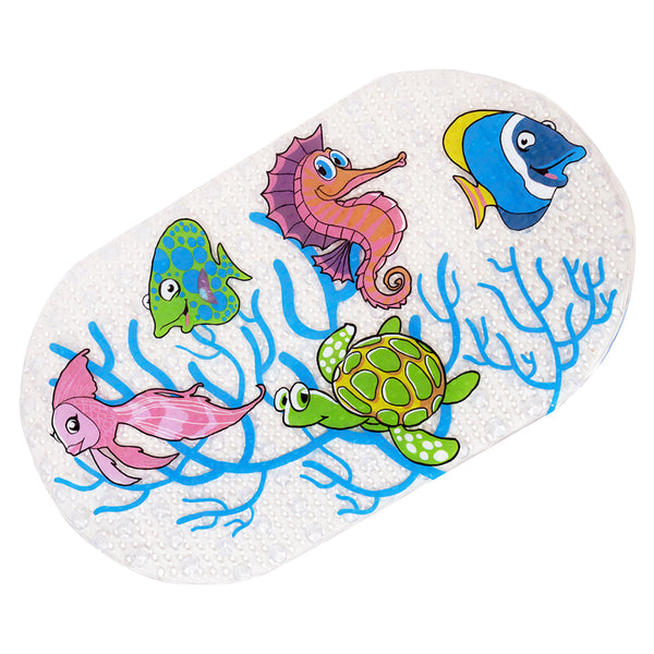 Hopop Non-Slip Cartoon Bath Mat for Kids - Dezine Kids