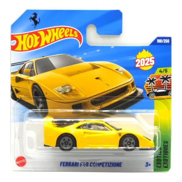 Hot Wheels Ferrari F40 Competizione Yellow