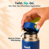 Basil Insulated Stainless steel bottle with Carry Handle - Oasis