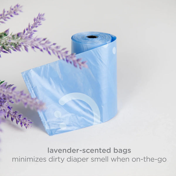 Ubbi On-The-Go Bag Dispenser - Taupe - Dezine Kids