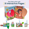 Curious Cub Peekaboo Crinkle Cloth Book for Babies - Dezine Kids