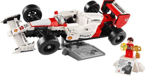 Lego Icons McLaren MP4/4 & Ayrton Senna Model Car for Adults - Dezine Kids