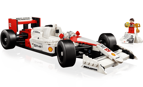 Lego Icons McLaren MP4/4 & Ayrton Senna Model Car for Adults - Dezine Kids
