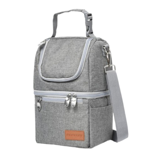 Momcozy Breastmilk Cooler Bag Insulated Bottle Bag for Pumping & Travel - Grey - Dezine Kids