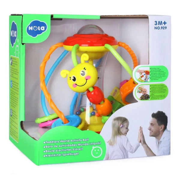 Hola Toddlers World Activity Ball Interactive Toy - Dezine Kids