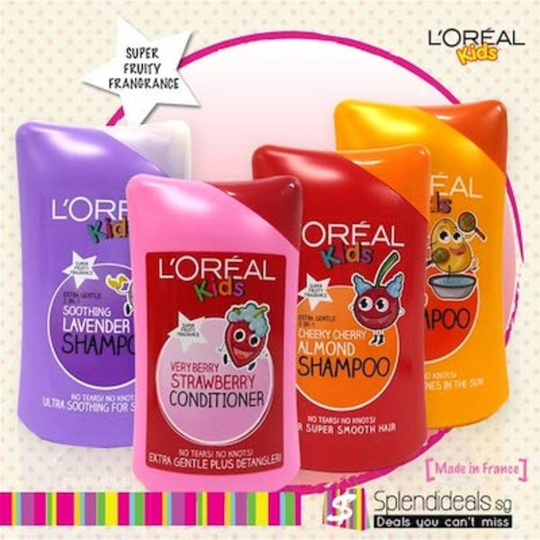 Loreal Kids Conditioner 250ml - Very Berry Strawberry - Dezine Kids