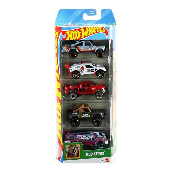 Hot Wheels Mud Studs Rods Set of 5 Cars