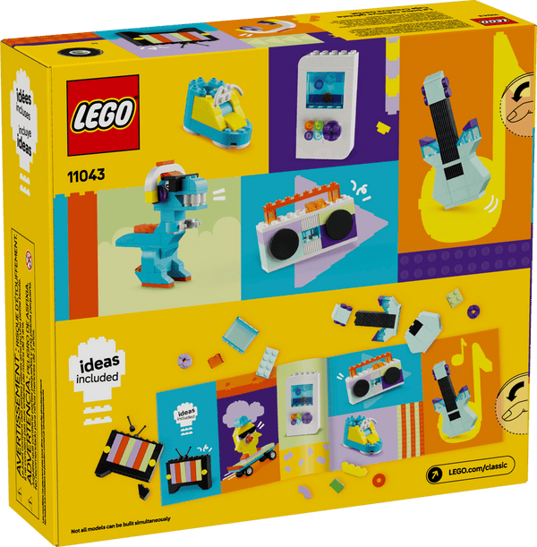 Lego Classic Cool Creative Box, Colorful Building Bricks Toy 5Y+ - Dezine Kids