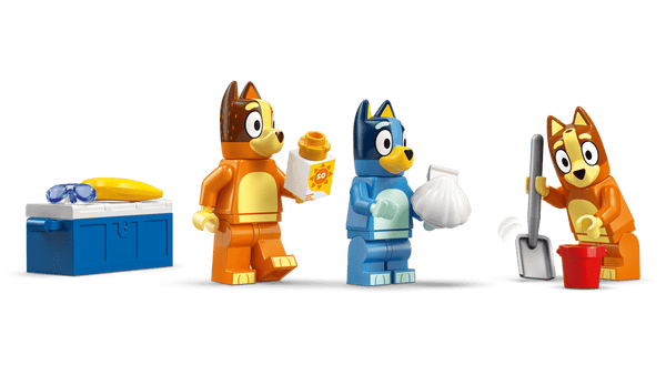 Lego Bluey Bluey's Beach & Family Car Trip 133 Pieces - Dezine Kids