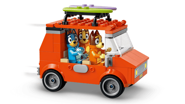 Lego Bluey Bluey's Beach & Family Car Trip 133 Pieces - Dezine Kids