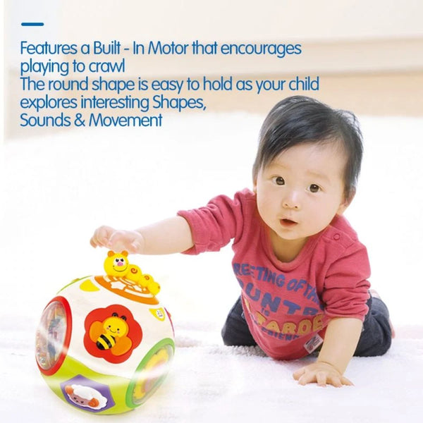 Hola Catch Me Activity Ball Interactive Learning Toy with Music & Motion - Dezine Kids