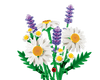 Lego Botanicals Daisies Flower Decor Building Set for Kids - Dezine Kids