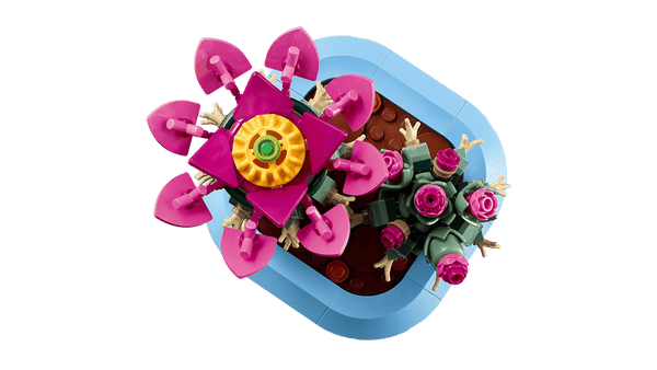 Lego Botanicals Flowering Cactus Plants Decor Building Set for Kids - Dezine Kids