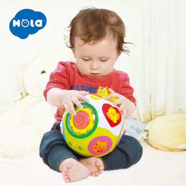 Hola Catch Me Activity Ball Interactive Learning Toy with Music & Motion - Dezine Kids