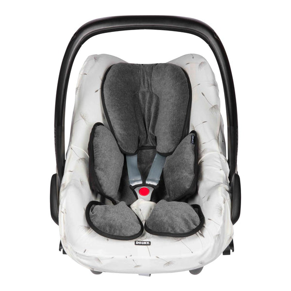 Dooky Baby Support Pillow for Car Seat & Stroller - Grey