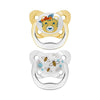 Dr.Browns Prevent Pacifiers Butterfly Shied Soother, Stage 2, Pack of 2 - Yellow