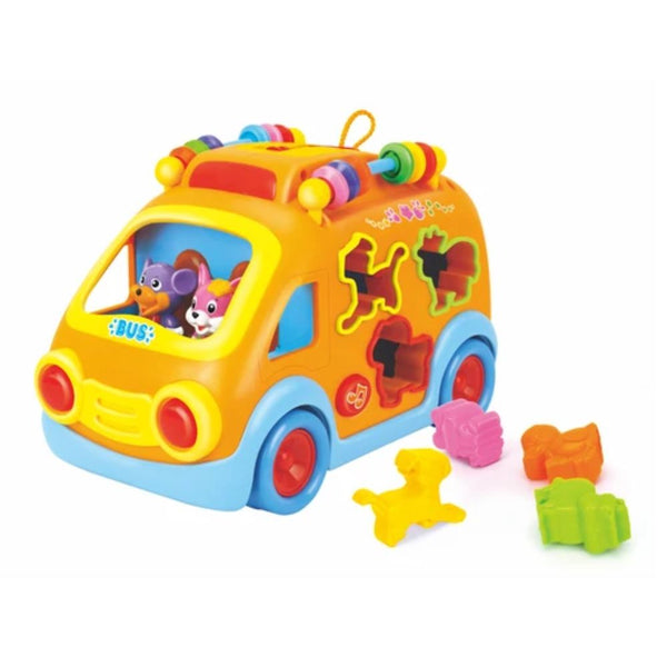 Hola Activity Shape Sorting Bus Toy for Kid - Dezine Kids