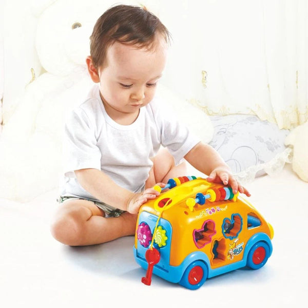 Hola Activity Shape Sorting Bus Toy for Kid - Dezine Kids