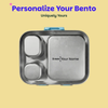 Basil 3+1 Compartment Stainless steel Lunchbox with Mini Box - Sakura Bloom