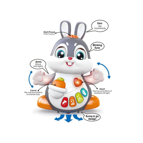 Hola Dancing Bunny Interactive Musical Activity Toy - Dezine Kids