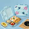 Basil 3+1 Compartment Stainless steel Lunchbox with Mini Box - Sakura Bloom