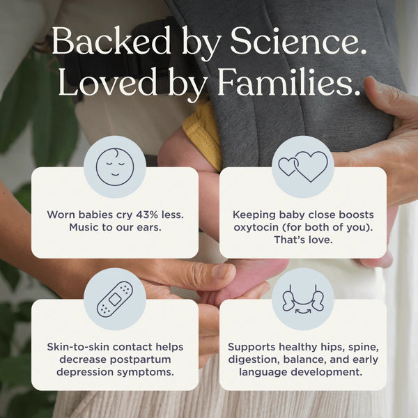 Ergobaby Embrace Knit Newborn Carrier - Heather Grey