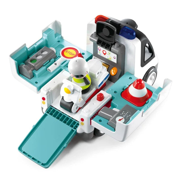 Hola Early Learning RC Police Car with Lights & Sounds - Dezine Kids