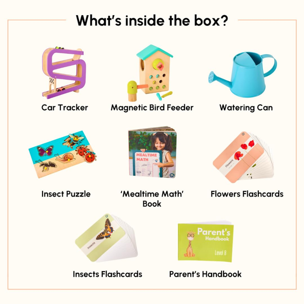 Curious Cub Montessori Wooden Play & Learning Activity Kit - Level 8 (16+M) - Dezine Kids