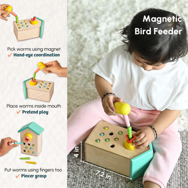 Curious Cub Montessori Wooden Play & Learning Activity Kit - Level 8 (16+M) - Dezine Kids