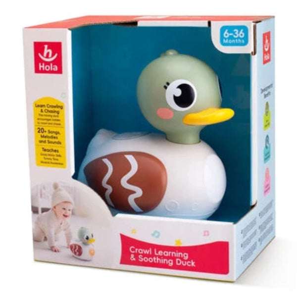 Hola Learning & Soothing Duck Interactive Toy - Dezine Kids