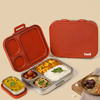 Basil 3+1 Compartment Stainless steel Lunchbox with Mini Box - Desi Mitti