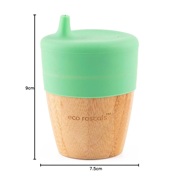 Eco rascals Bamboo Small Green Cup - 190ml