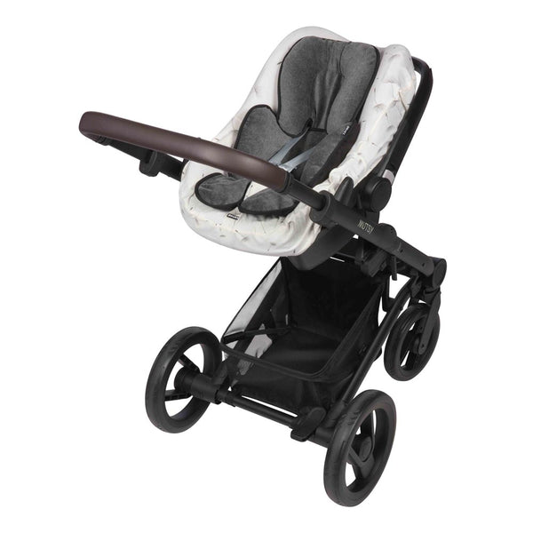 Dooky Baby Support Pillow for Car Seat & Stroller - Grey