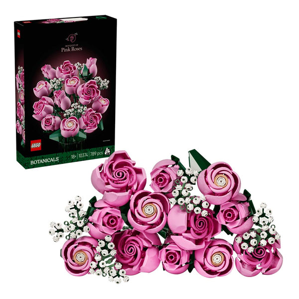 Lego Botanicals Bouquet of Pink Roses, Decorative Flowers