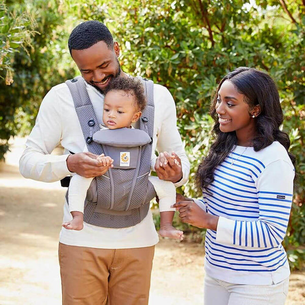 Ergobaby Omni Breeze Baby Carrier SoftFlex Mesh - Grey