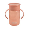 Beaba 360° Baby Learning Cup with Anti Drip Disc, Dual handle & Spillproof Sippy Cup for Toddlers, 340ml - Pink - Dezine Kids