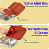 Basil 3+1 Compartment Stainless steel Lunchbox with Mini Box - Desi Mitti
