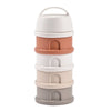 Beaba Stacked Formula Container, Airtight Multifunctional Storage Container, 4 Interchangeable Compartments, Microwave Safe - Terracotta - Dezine Kids