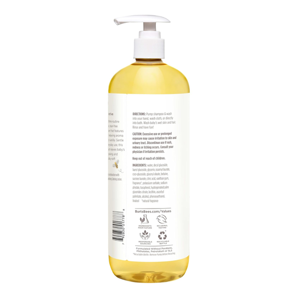 Burt's Bees Baby Shampoo & Wash Calming - 621ml - Dezine Kids