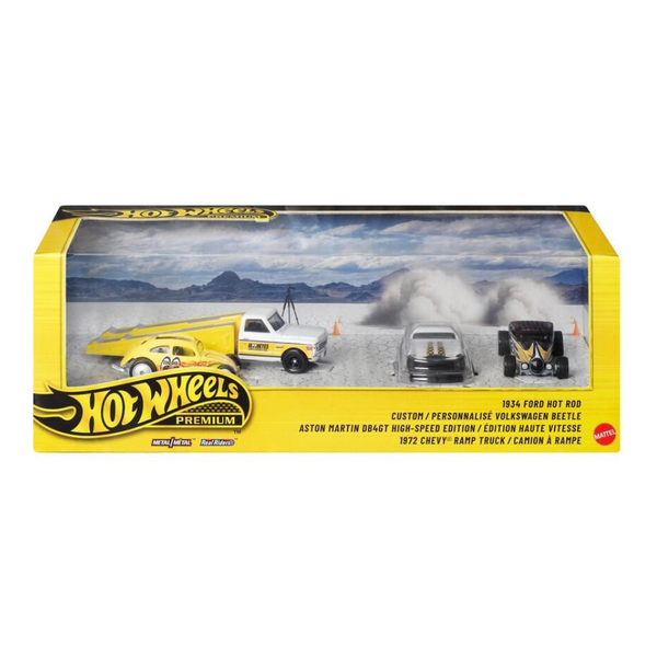 Hot Wheels Premium Mooneyes Diorama Box Set