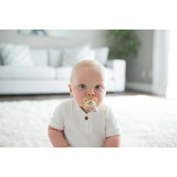 Dr.Browns Prevent Pacifiers Butterfly Shied Soother, Stage 2, Pack of 2 - Yellow