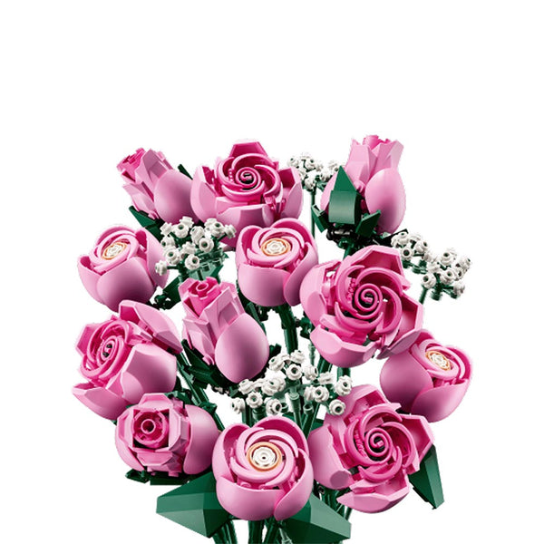 Lego Botanicals Bouquet of Pink Roses, Decorative Flowers