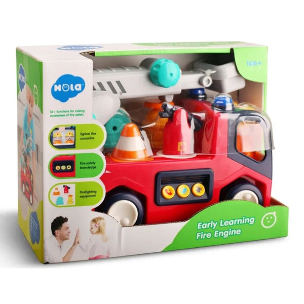 Hola Early Learning Fire Engine Vehicles for Toddlers - Dezine Kids