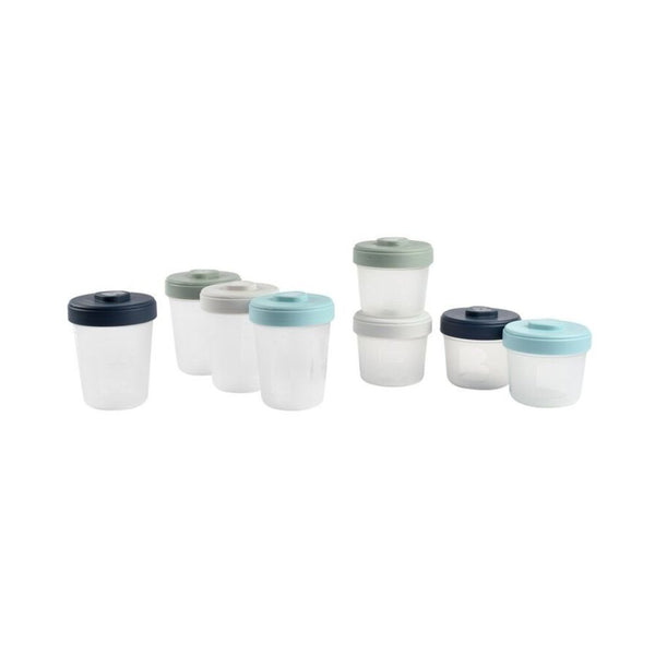 Beaba Toddler Food Storage Set 8 Clip portion (4 x 150ml + 4 x 250ml)