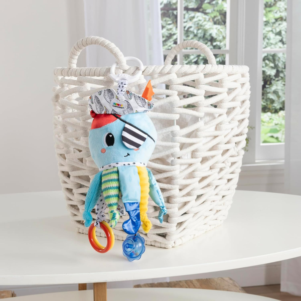 Lamaze Captain Calamari Octopus Pirate Clip on Baby Activity Toy