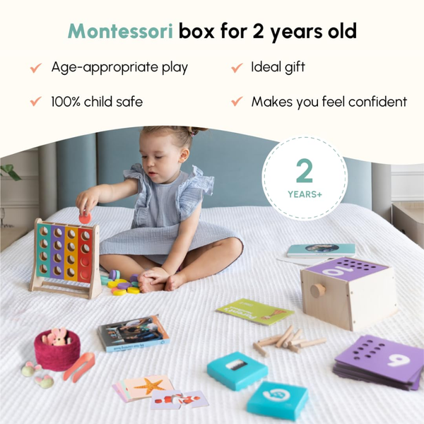 Curious Cub Montessori Wooden Play & Learning Activity Kit - Level 11 (24+M) - Dezine Kids
