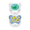 Dr.Browns Prevent Pacifiers Butterfly Shied Soother, Stage 2, Pack of 2 - Blue