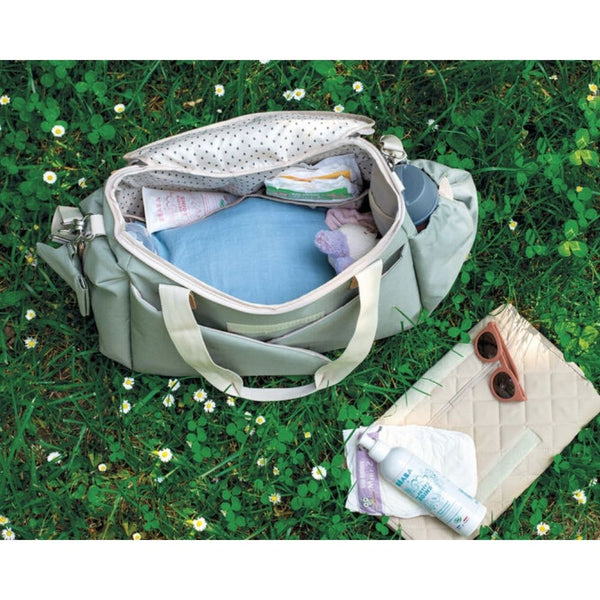 Beaba Sydney II Changing Baby Diaper Bag - Sage Green