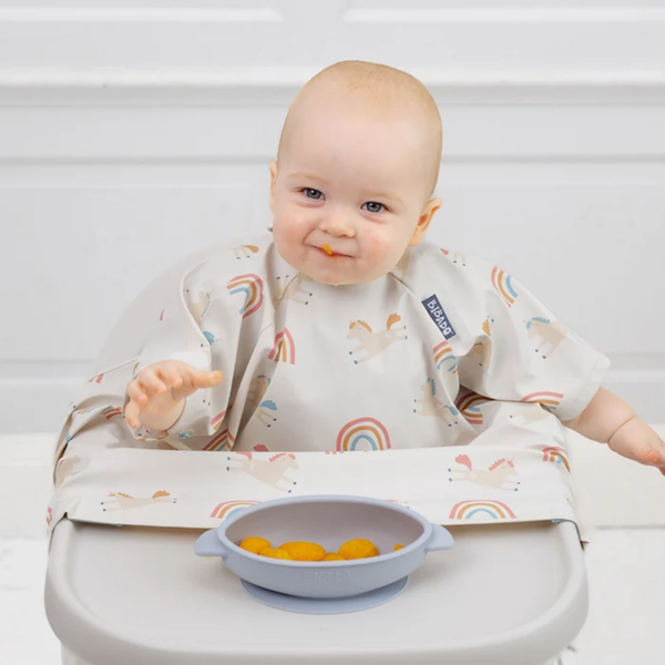 Bibado Short Sleeve Coverall Weaning Bib - Fairytale Foodies