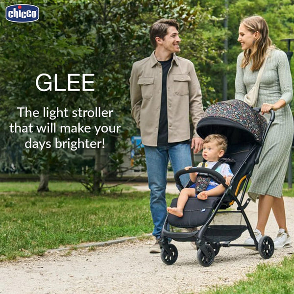 Chicco Glee Lightweight Baby Stroller with Multiple Recline Positions Pram for 0 to 4Y (Upto 22 Kg)- Joyful Teal